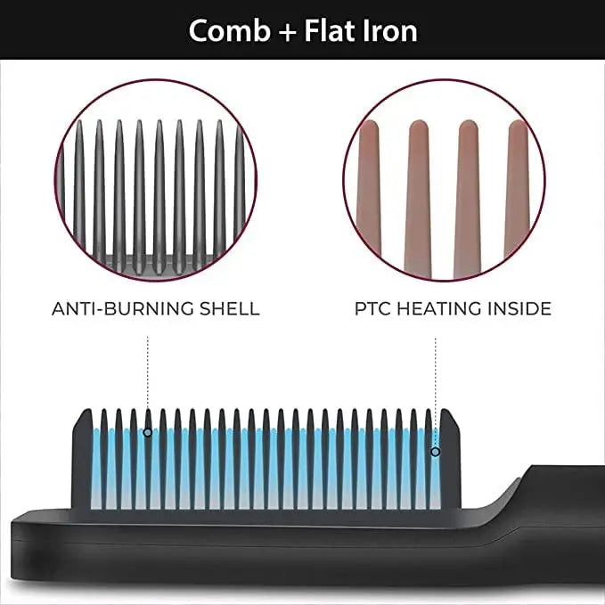 Electric Hair Straightener Comb